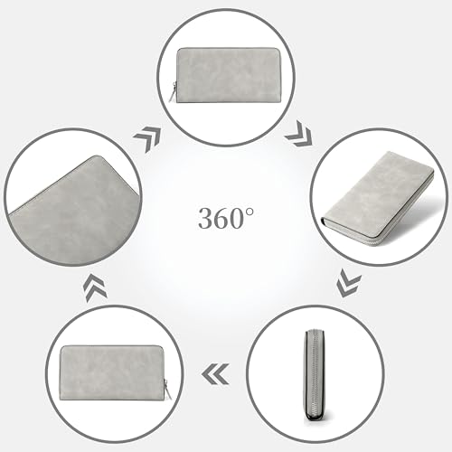 櫻屋オンライン楽天市場店の[FSD.WG] 長財布 メンズ レザー 大容量 束入れ プレゼント 薄い ビジネス スタイリッシュ 男性 ウォレット 小銭入れ 紳士用｜アングル3