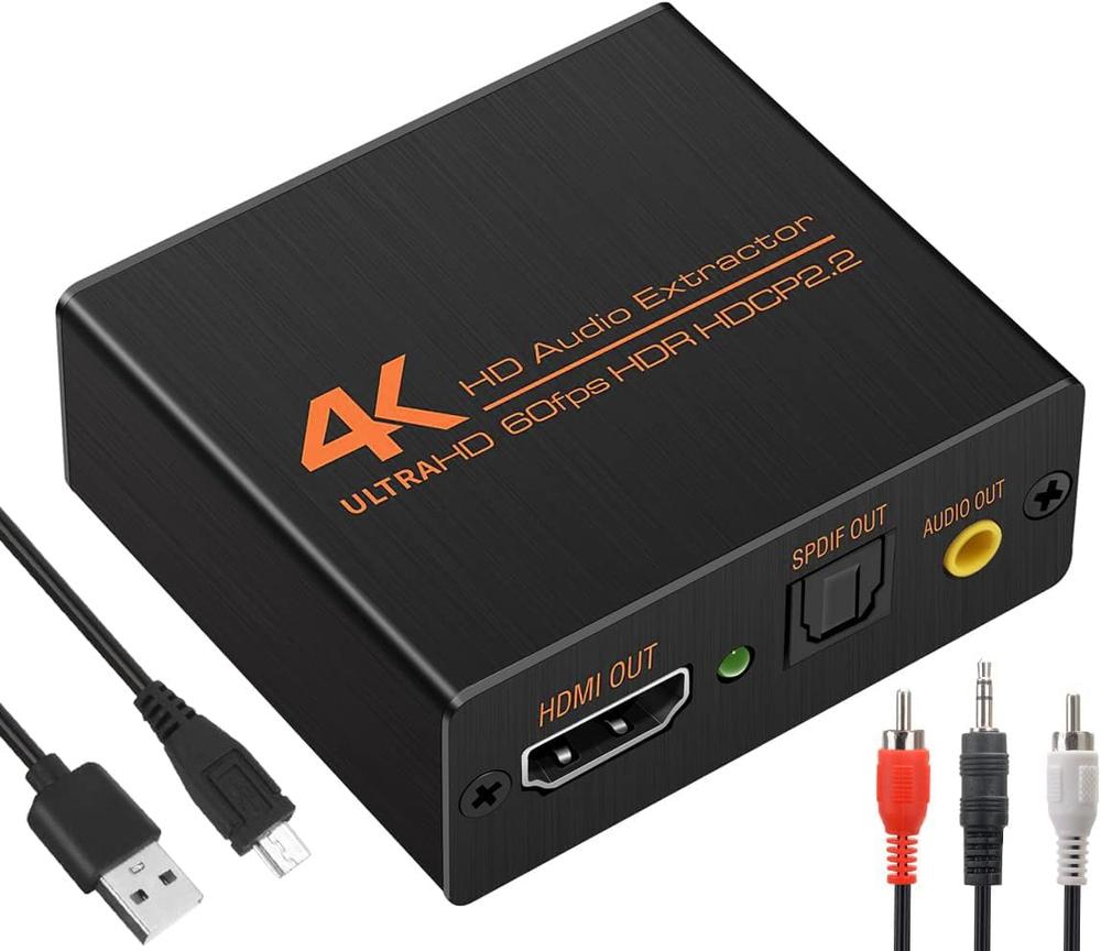 【 限定】HDMI 音声分離器 4K HD807 光デジタル 映像分離器機 アナログ 分離 オーディ ...