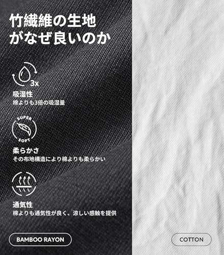 [DAVID ARCHY] タンクトップ メンズ 竹繊維 肌着 クルーネック 防菌防臭 通気 吸汗速乾 筋トレ トレーニング インナーシャツ 3枚セット ブラック+グレー＋ダークグレー M DAMDDT22005