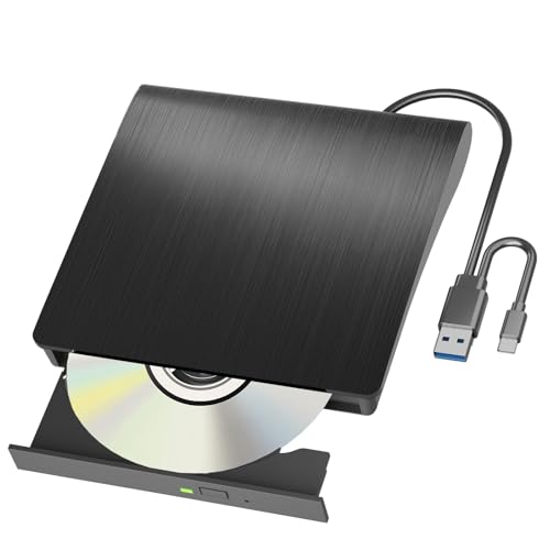 ブルーレイドライブ 外付け, ブルーレイプレーヤー 外付け, USB3.0&Type-C両接続 BD/CD/DVD 読取/書込可, 薄型 軽量 外付けブルーレイドライブ, Blurayドライブ 外付け, BD CD DVDドライブ 外付け ブルーレイ, BDドライブ 外付け, 対応