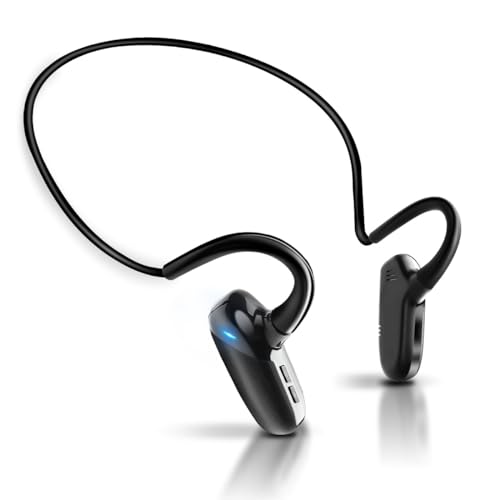 EQZ 骨伝導イヤホン bluetoothの進化 空気伝導 こつでんどう イヤホン bluetooth ワイヤレスイヤホン ぶるーとゅーす 18g超軽量 耳に快適にフィット ENCノイズキャンセリング マイク内蔵 耳を塞がない オープンイヤーヘッドホン ランニング 物理ボタンのサムネイル