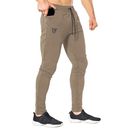 [BROKIG] ジョガーパンツ メンズ トレーニング ランニング ジムウェア ファスナーポケット 筋トレ パン..