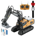 ショベルカー ラジコン おもちゃ 建設車両 パンダウォッチ付き |IKING 砂遊び こども向け エクスカベーター 充電式 コンストラクショントイ 多機能 2.4GHz 無線 1/18 680度旋回 LEDライト搭載 日本語説明書付き 合金製 室内 室外 男の子 砂場