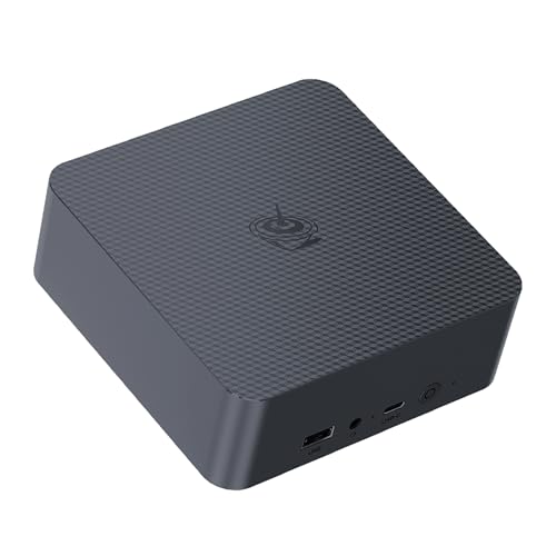 楽天櫻屋オンライン楽天市場店Beelink AMD Ryzen 5 Pro 5650U ミニ PC、（最大 4.2GHz）、16 GB DDR4 + 500 GB SSD デスクトップ PC、WiFi 6、Bluetooth 5.2、HDMI ポート x 2 および LAN ポート x 2、ミニ PC、4K@60Hz、USB 3、WOL、自動電源の上