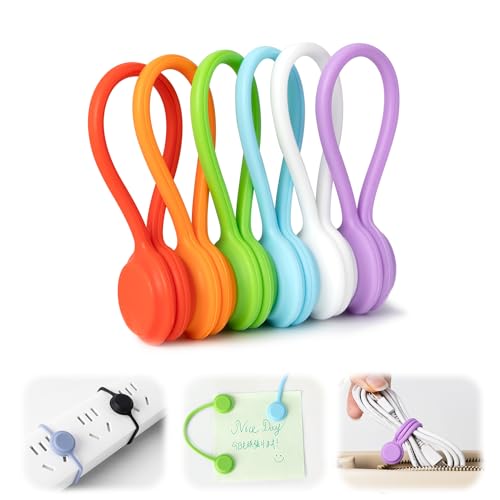 ケーブルクリップ コードクリップ マグネット 【利便性が高い・多機能実現】 ケーブル クリップ コード ケーブルホルダー マグネット ケーブルクリップ 配線整理グッズ ケーブル 収納 固定 まとめる 束ねる 巻き取り USB type-c きつく締める