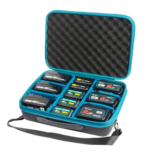 Waitelyバッテリー収納ケース/工具収納ケース マキタバッテリーの整理整頓や保護 充電器や小型工具を対..