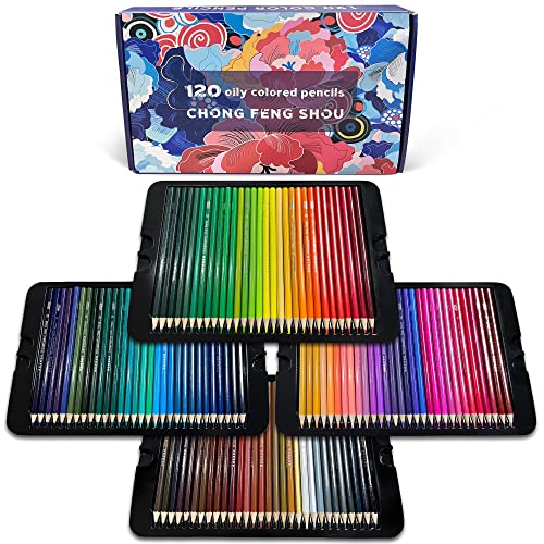 Roleness 色鉛筆 120色 油性 子供 大人の塗り絵 色鉛筆セット プロ柔らかい芯 油性色鉛筆 収納ケース ..