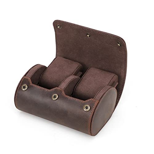 HIRAM 本革 腕時計ロール 4本用 レザー防水 耐衝撃 時計ケース 収納 腕時計の持運び 旅行 携帯にブランド: HIRAMメーカー: HIRAM