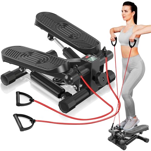 HOFTME ステッパー 健康ステッパー 静音 足踏み健康器具 コンパクト 踏み台 ツイストステッパー ミニス..