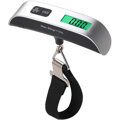 GeeRic 荷物 旅行はかり 携帯式デジタルスケール 最大50kgまで量れる 電子吊り下げ式 ラゲッジチェッカ..