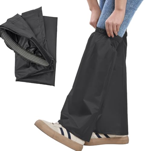 BUQIREN 雨 レッグカバー 防水 撥水 滑り止め 快適フィット 軽量コンパクト 通勤 通学 豪雨 梅雨対策 ..