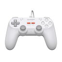 GameSir Tegenaria Lite 有線ゲームコントローラー Switch/Switch 2 Android/iOS/PC/Steam 対応 ゲームパッド ドリフト防止ホール効果スティック搭載 1000Hzポーリングレート 背面ボタン デュアル振動 レトロデザイン付き PC コントローラー