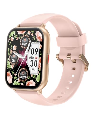 スマートウォッチ iPhone/Android対応 Bluetooth 通話機能付き 1.85インチ 大画面 腕時計 歩数計 Smart..