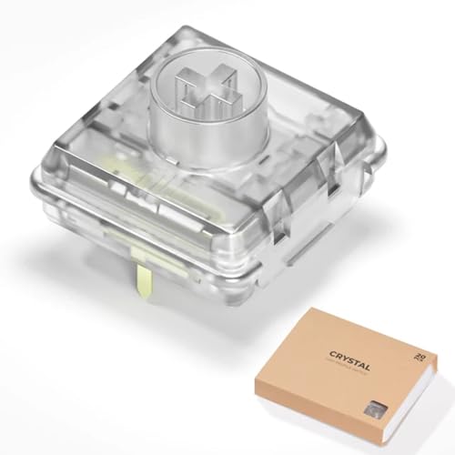 Kailh Shadow Hunting ロープロファイルキースイッチ（ブラック 20個入り）フルストローク2.0mm 接点0.8mm レバーレスコントローラー薄型キースイッチ For Haute42