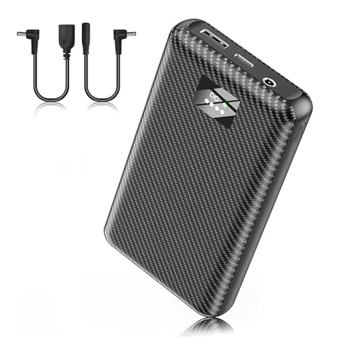 電熱ベスト バッテリー DC7.4V高出力 モバイルバッテリー 30000mAh 大容量 ヒーターベスト 専用電池 US..