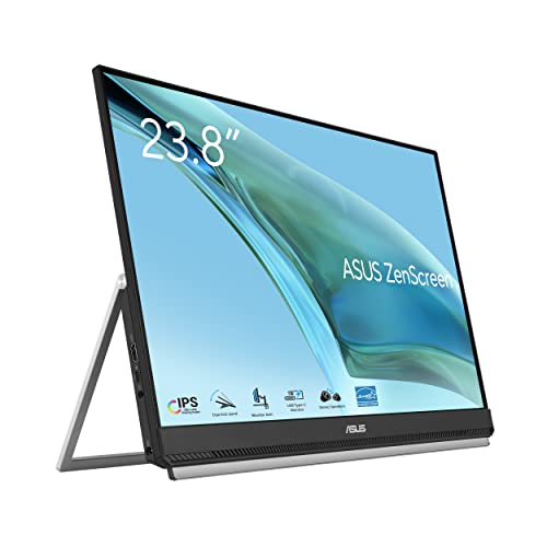 ASUS モバイルモニター ZenScreen MB249C 23.8インチ/IPS/フルHD/USB Type-C/ノングレア/スピーカー/キ..