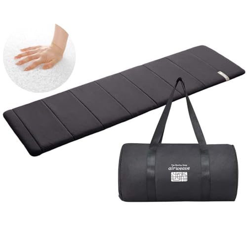 エアウィーヴ(airweave) マットレス ポータブル mini 幅約50×長さ約170×厚さ約3.5cm アウトドア 車中泊 ごろ寝 折りたたみ 持ち運び 高反発 洗える ケース付 日本製 メーカー 1-260011-1 【最大30日間お試し対象】(4)