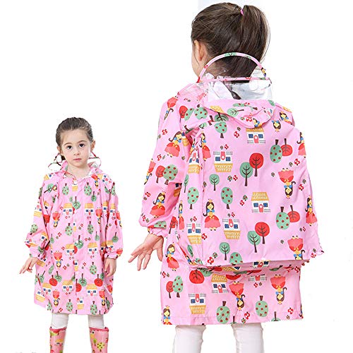 [HKeeper] キッズ雨具 レインウェア レインコート ポンチョ かわいいキッズレインコート女の子 男の子 ..