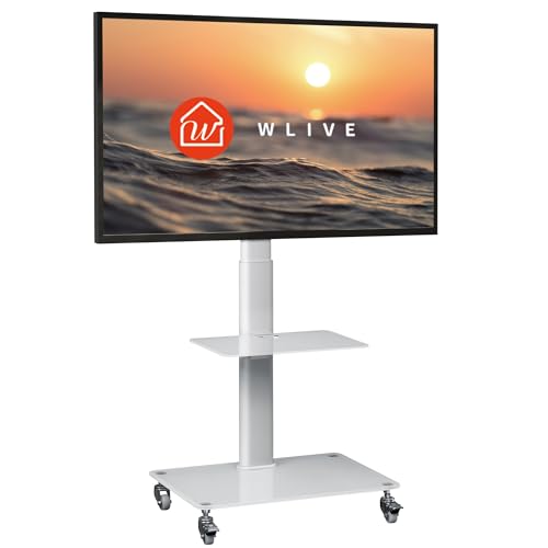 WLIVE テレビスタンド 壁寄せテレビスタンド 30-65インチ対応 キャスター付き 壁寄せ VESA規格 横100-6..
