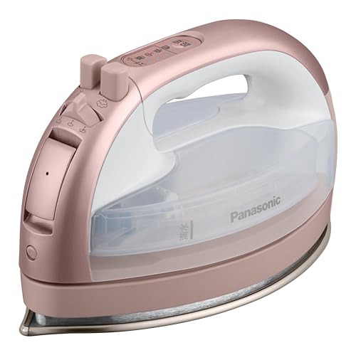 パナソニック コードレススチーム Wヘッドアイロン ステンレス×ニッケルコート 除菌 ピンクゴールド カルル NI-WL708-PN