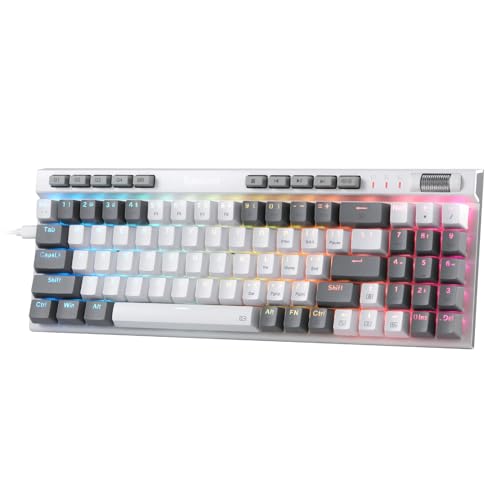Redragon K655 75%RGB 有線メカニカルゲーミングキーボード 78キー ホットスワップ メカニカルキーボー..
