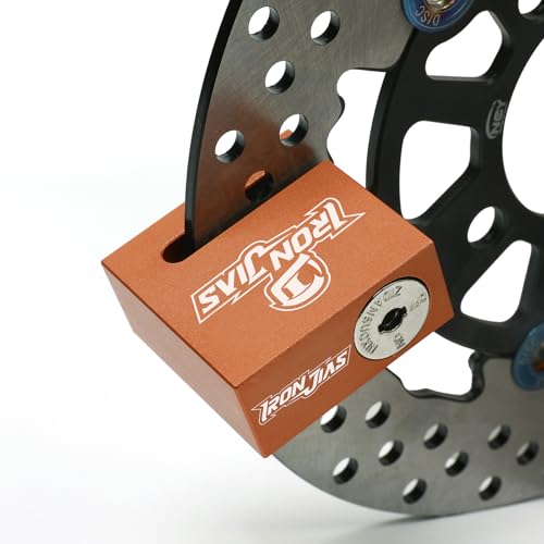 IRON JIA'S バイク ロック バイク ディスクロック バイク鍵 ディスクブレーキロック バイク防犯ロック ..