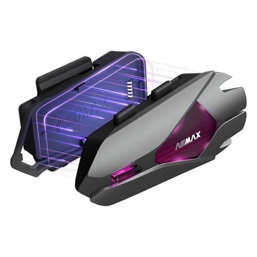 ASMAX Z1 バイク インカム 最大10人同時通話 音声コントロール Bluetooth5.3 磁気マウント 音楽共有 自..