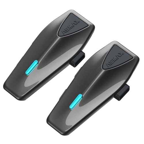 ASMAX バイク インカム S1 バイク用インカム 8人同時メッシュ通信対応 音楽ながら通話 60分でフル充電 ..