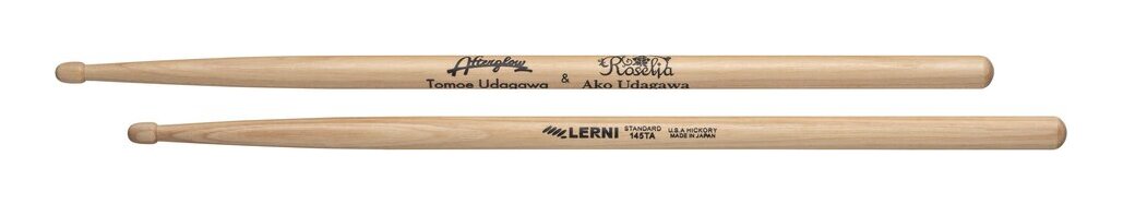 LERNI H-145TA Afterglow 宇田川巴 + Roselia/宇田川あこ ダブルネーム入り ドラムスティック/1ペア【送料無料】