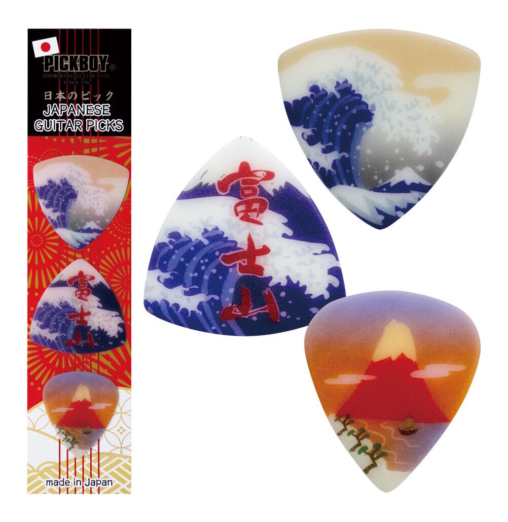 PICKBOY PB100/MTF 日本のギター ピック/富士山三景 お土産にも最適【メール便発送・全国送料無料・代金引換不可】