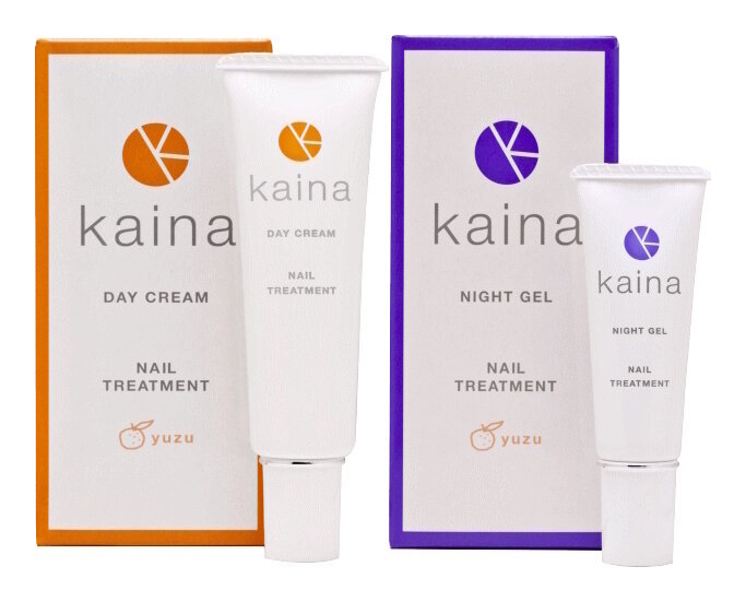カイナ kaina BNK-001+BNK-002 デイクリーム 爪用保湿クリーム キューティクル・トリートメント ナイトジェル (爪用保湿ジェル)【メール便発送・全国送料無料・代金引換不可】