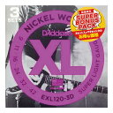 【弦 ×3セット】ダダリオ D’Addario EXL120-3DBP ×1パック(計3セット) エレキギター弦 3セットパック【メール便発送・全国送料無料・代金引換不可】