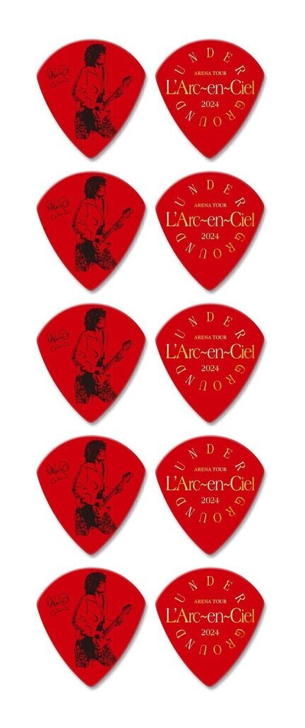 Ken ARENA TOUR 2024 UNDERGROUND Pick/10枚セット L’Arc～en～Ciel ラルク アン シエル Ken ピック/10枚セット【メール便発送・全国送料無料・代金引換不可】