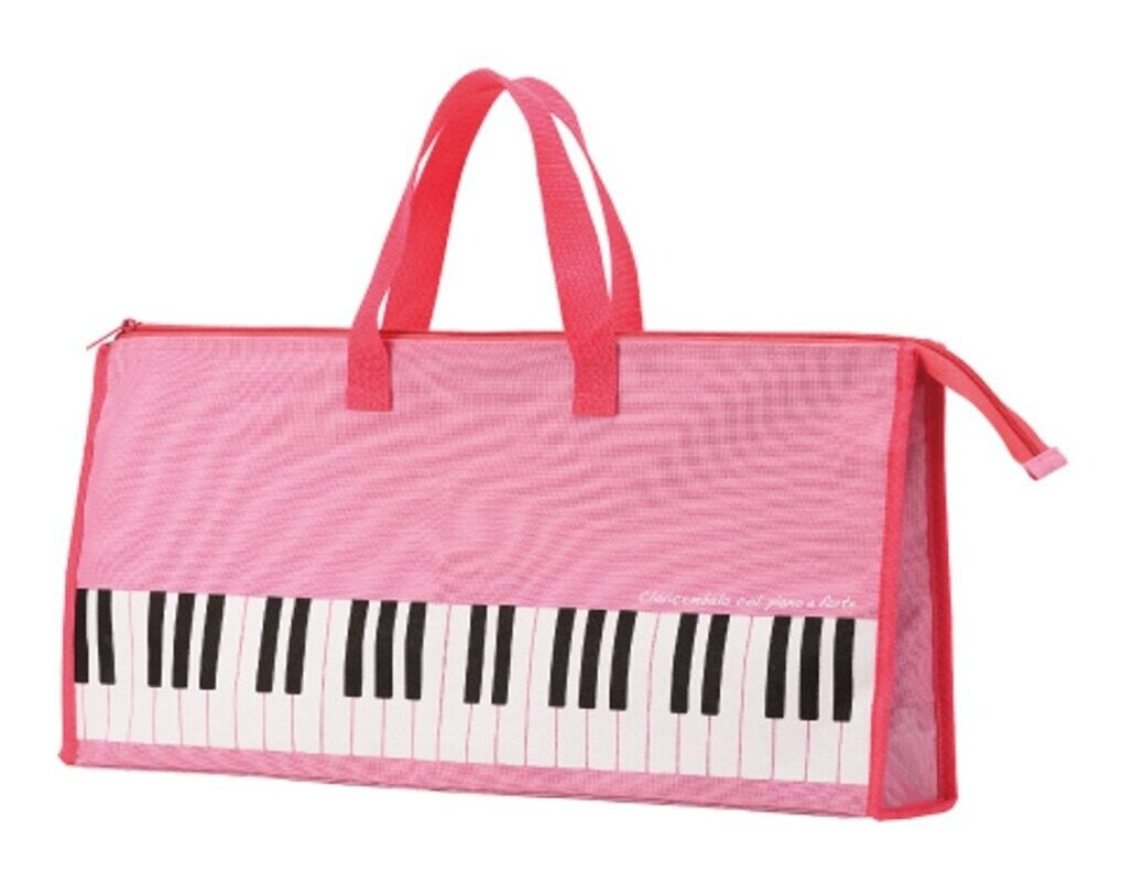 鍵盤ハーモニカ バッグ ピンク [サイズ:45.5×21.5×6.5cm]【メール便発送・全国送料無料・代金引換不可】