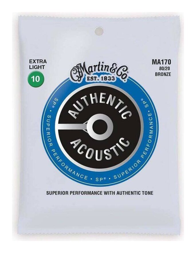 MARTIN MA170 1 [10-47] AUTHENTIC ACOUSTIC SP/Extra Light ƥåڥ᡼ȯ̵Բġ