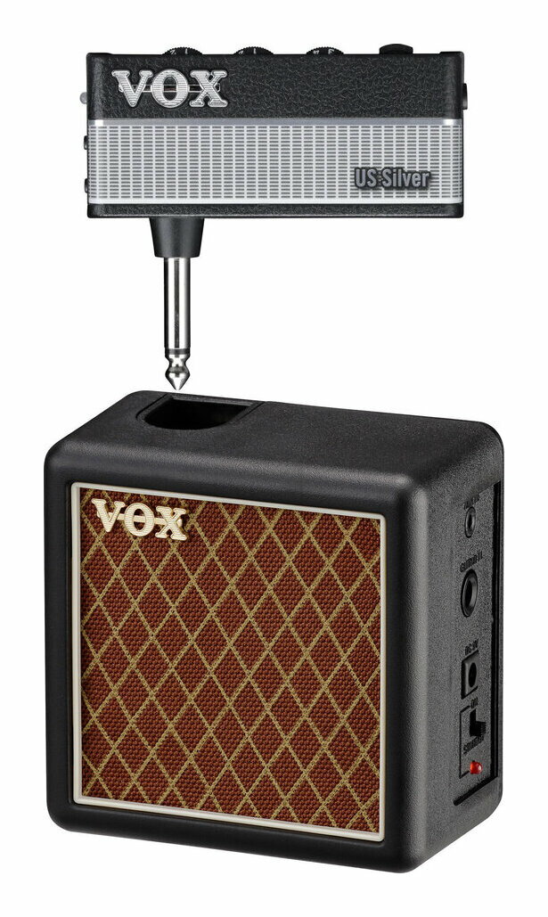 VOX AP3-US + AP2-CAB amPlug3 US Silver アンプラグ ヘッドホン ギターアンプ リズム機能搭載【送料無料】