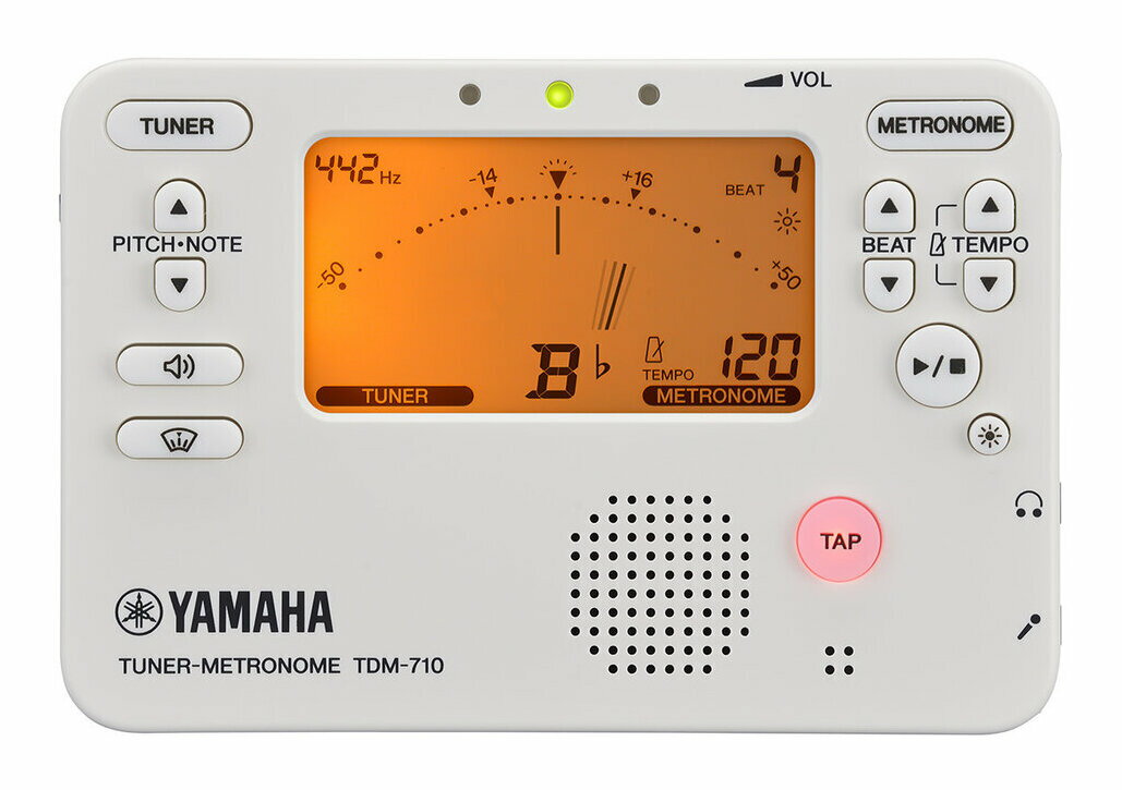 YAMAHA TDM-710IV アイボリー チューナー/メトロノーム【メール便発送 全国送料無料 代金引換不可】