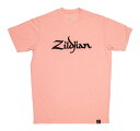 Zildjian ZATS0044 ピンク [XLサイズ] ジルジャン クラシックロゴ Tシャツ NAZLFCLTPXL【メール便発送・全国送料無料・代金引換不可】