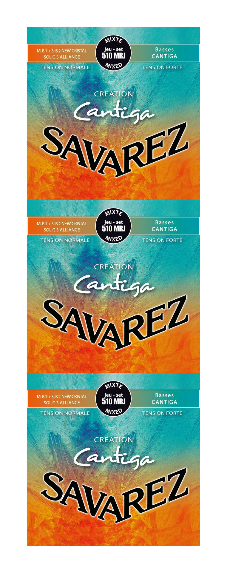 サバレス SAVAREZ 510MRJ ×3 クリエイション・カンティーガ【メール便発送・全国送料無料・代金引換不可】