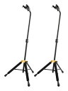 HERCULES GS414BSW/2本セット 左右非対称 ギターヘッド対応 首回転式 ギタースタンド【送料無料】
