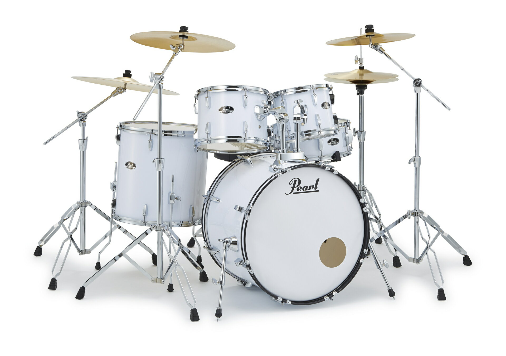 Pearl RS525SCWN/C-2CSN #33 ピュアホワイト ROADSHOWシリーズ 2クラッシュシンバル仕様 ドラムセット【送料無料】