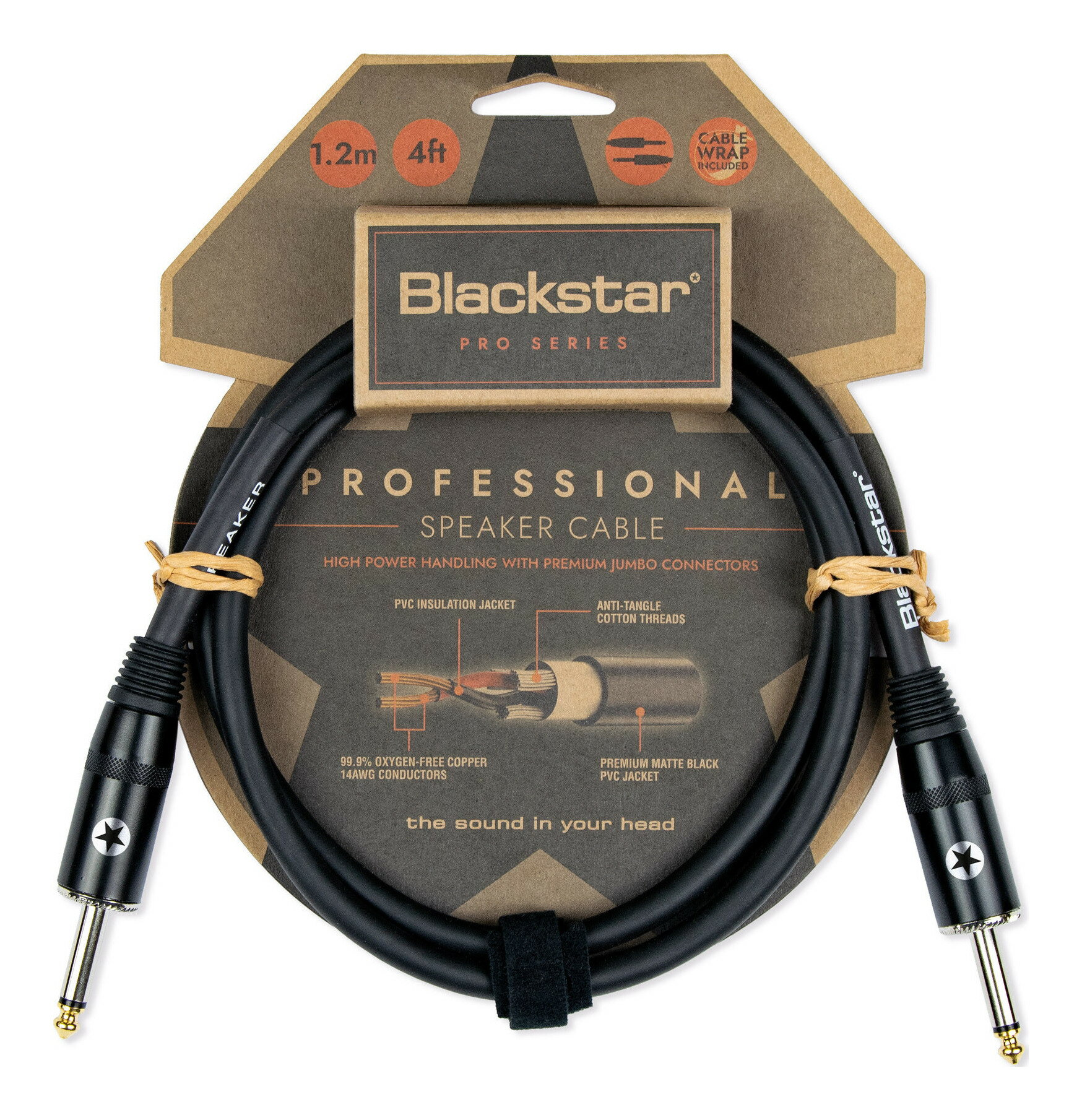 Blackstar Professional Speaker Cable 1.2m スピーカーケーブル【送料無料】