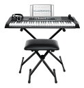Alesis HARMONY 61 MK2 アレシス スピーカー内蔵 61鍵 ポータブル キーボード / スタンド・イス・ヘッドホン・譜面台・電源アダプター・マイク付属【送料無料】(2)