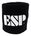 ESP WRISTBAND イーエスピー ホワイト刺繍ロゴ リストバンド【メール便発送・全国送料無料・代金引換不可】