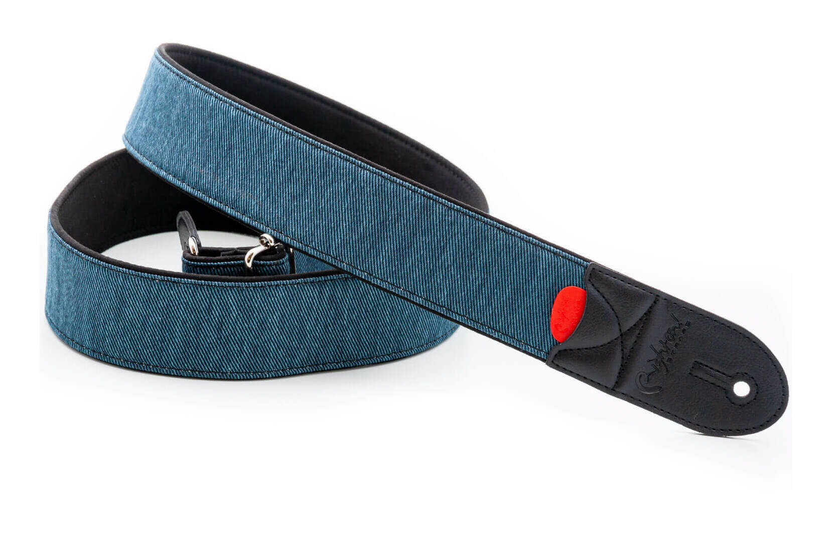 RightOn! STRAPS DENIM-50 Blue ギター ベース ストラップ【送料無料】【ポイント5倍】