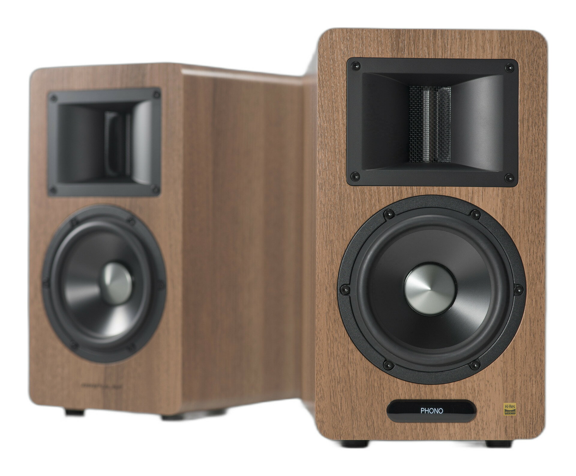 AIRPULSE A200T WALNUT(ペア) アクティブ スピーカー【送料無料】