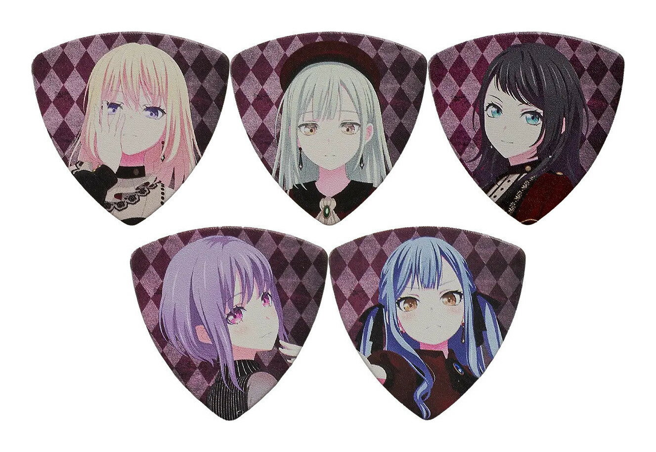SCHECTER バンドリ!アヴェムジカ ギター ピック 第1弾 全5種類各1枚セット シェクター BanG Dream! Ave Mujica【メール便発送・全国送料無料・代金引換不可】