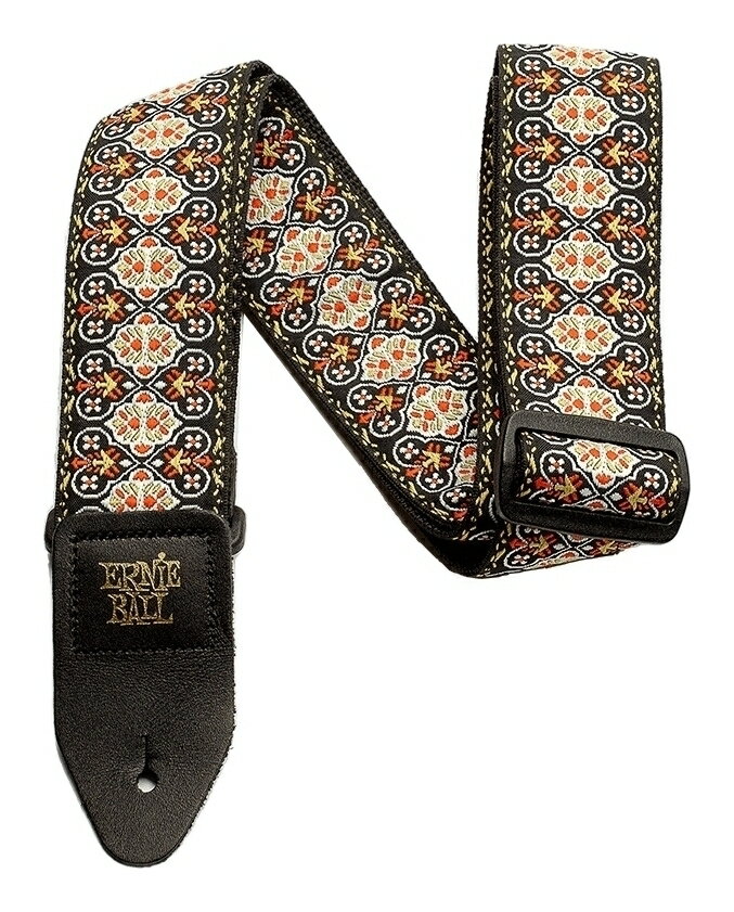 こちらの商品はお取り寄せとなります。3日～1週間ほどでお届け可能です。メーカー品切の際はお時間を頂きます。※画像は撮影用商品のため、お届けの際の商品とは異なります。【ゆうパケット発送】・お問い合わせ番号による郵便追跡サービスがご利用いただけます。※一部定形外郵便発送商品には追跡サービスはございません。・お届けは郵便受けへの投函で完了となります。・日付・時間帯指定はお受けできません。・お届けまで2～5日ほどかかります(お届け地域により異なります)。・繁忙期やお届け地域によっては10日前後かかる場合がございます。・配達の遅延・紛失または破損した場合の補償はございません。・郵便受けに入らないサイズの商品は持ち戻りになる場合がございます。伸びにくく丈夫なポリプロピレンにジャカード織の生地を縫い合わせたストラップです。ポリプロピレンはベストセラー・モデル「POLYPROTMストラップ」と同じ素材でその耐久性は折り紙つきです。さらに、エンドピンを掛けるストラップ・エンドには丈夫なブラック・レザーを採用しています。ジャカード織りならではのスタイリッシュなデザインです。・長さは最長で約1,725mm、幅は約50mm