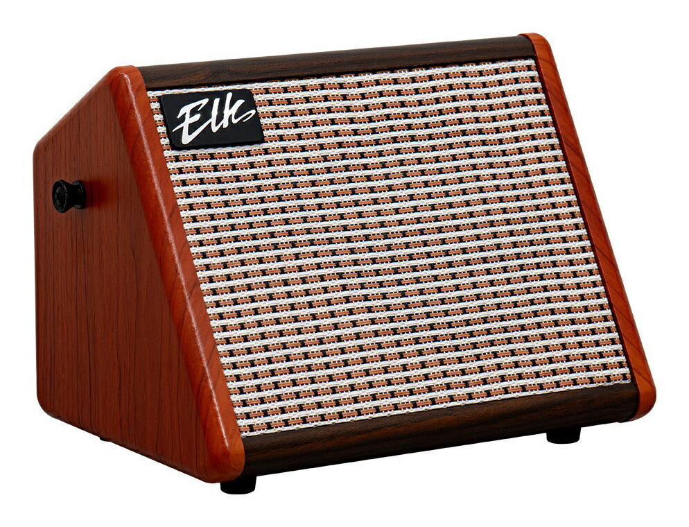 テーブルトップでも使えるコンパクトなアコースティックギターアンプ横幅約22cm、奥行約16cm、高さ約16cm、重さ約2.1kgのコンパクト設計。テーブルトップにも置ける手軽なサイズ感ながら、5インチフルレンジスピーカーを搭載し、最大出力15Wのパワフルサウンドを実現したアコースティックギター用アンプ。アコースティックギター本来のナチュラルな音色をクリアにアウトプットします。ウッドパネルとレトロデザインのサランネットにより、インテリアにも馴染む暖かみのあるデザイン。一般的なアンプにありがちな機械的な印象を抑え、アコースティックな雰囲気を演出します。USB給電＆マイク接続対応、持ち運びにも最適電源はUSB Type-C給電に対応し、ボリューム80%程度の使用で約5時間の連続使用*が可能。2A出力のモバイルバッテリーと組み合わせれば、電源のない場所でも安心して演奏が楽しめます。さらに、マイク接続にも対応しているため、これ1台で弾き語りパフォーマンスも可能。重さ約2.1kgと軽量なため、持ち運びも簡単。自宅練習からストリートライブ、ちょっとしたパフォーマンスまで幅広く活躍します。*使用環境により異なります。製品仕様Output:10W(MAX 15W)Speaker:Full Range 5 inch 20W×1Control Channel 1:Bass,Treble,VolumeControl Channel 2:Volume,EchoRecharge Socket:USB Type-C 5V/2ABattery:7.4V/2200mAH Li-batteryBattery Life:≧5H(80%Volume Level)Recharge Duration:＜3H(2A)Size:215(W)×156.5(D)×153.5(H)mmWeight:2.1 kgPackage:Handle Strap,USB Type-C Cable