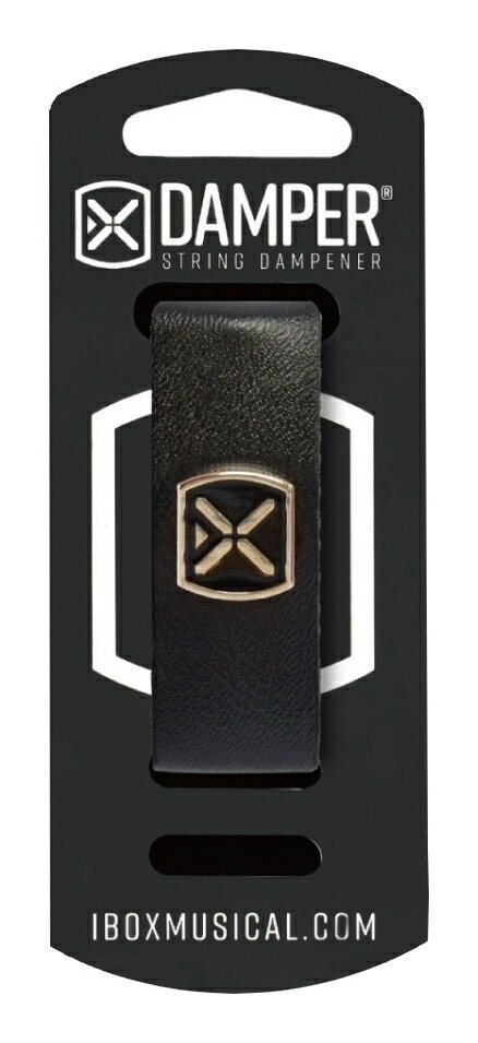 IBOX DSMD02 レザー/BLACK [MEDIUM-7弦ギター/5弦ベース用] ストリング ダンパー ミューター フレットラップ【送料無料】